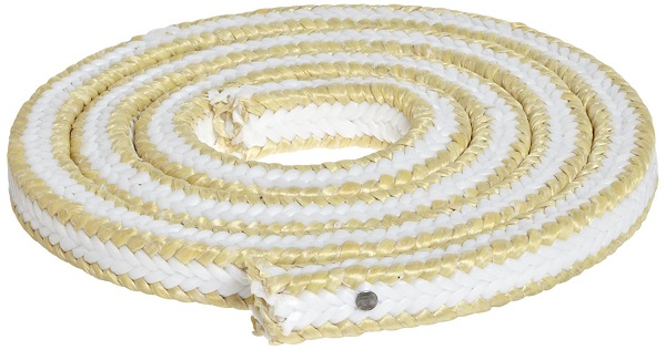 White PTFE Packing with Aramid Corners